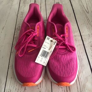 NWT Adidas EQ21 Run Course a Pied Girls Running Sneakers Pink/Orange U.S. Size 7